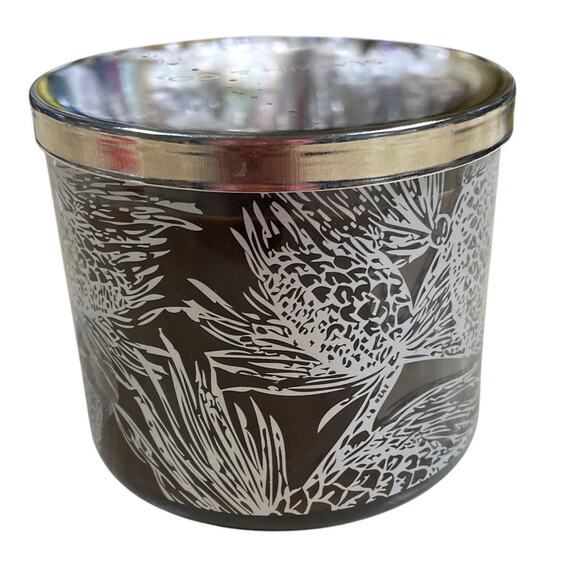 Slatkin & Co Scented Candle Fireside 3 Wick Jar With Lid New Without Box - Picture 2 of 5